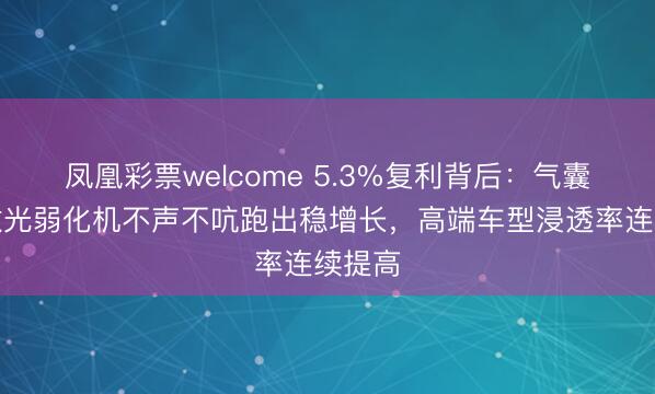 凤凰彩票welcome 5.3%复利背后：气囊面板激光弱化机不声不吭跑出稳增长，高端车型浸透率连续提高